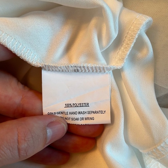 NWT Hello Molly Signal My Way Tulle Midi Dress White 8 / Large - Picture 11 of 11